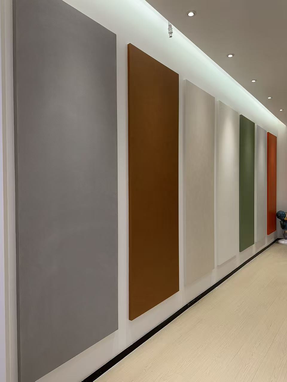 武汉大美居软装门店艺术漆色板展示